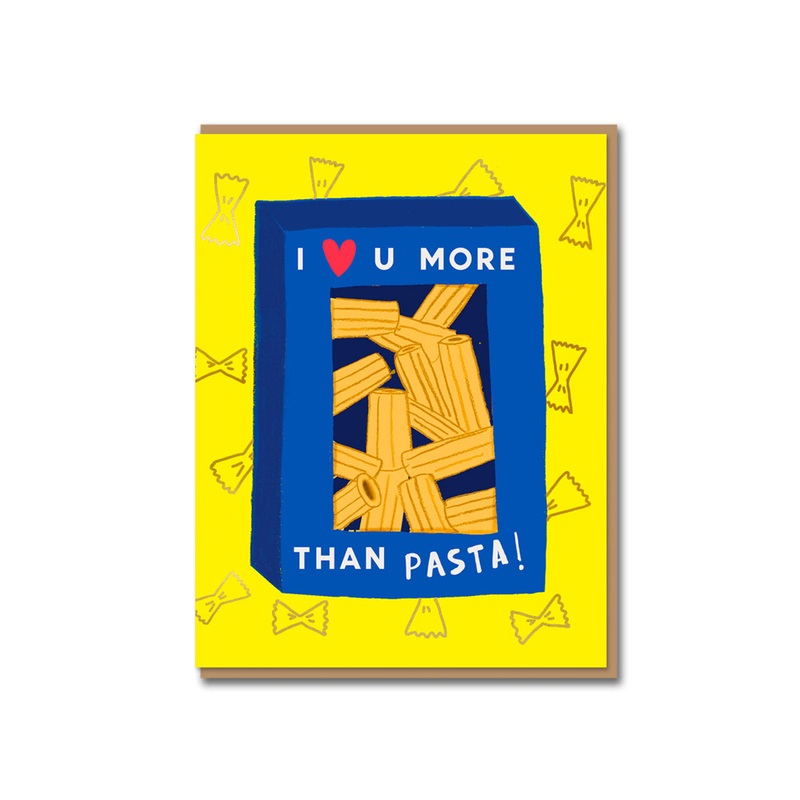 Rigatoni Greeting Card