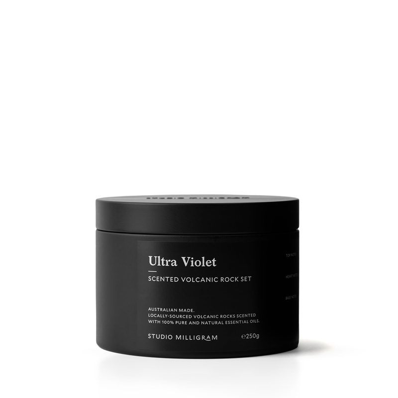 Ultra Violet Volcanic Rocks Tin