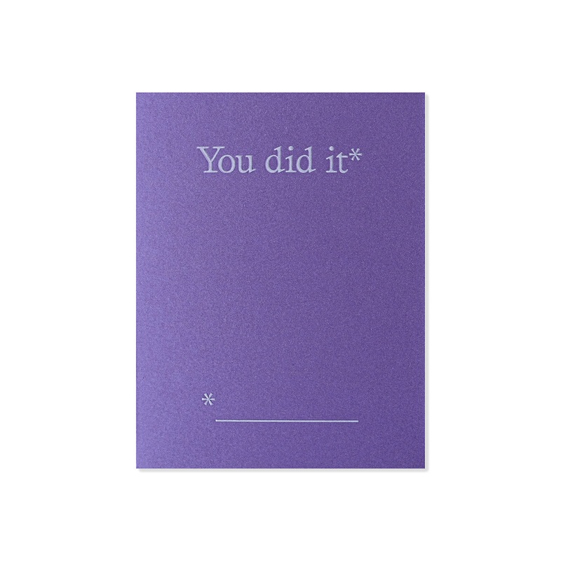 You did it* Greeting Card