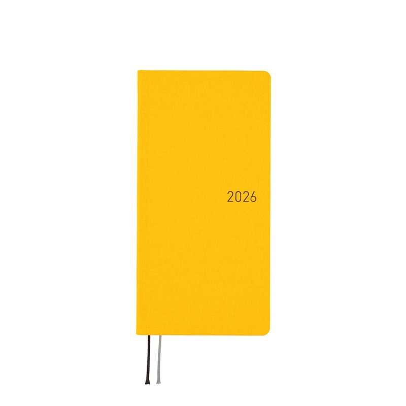 2026 Techo Weeks Planner Full Moon Yellow