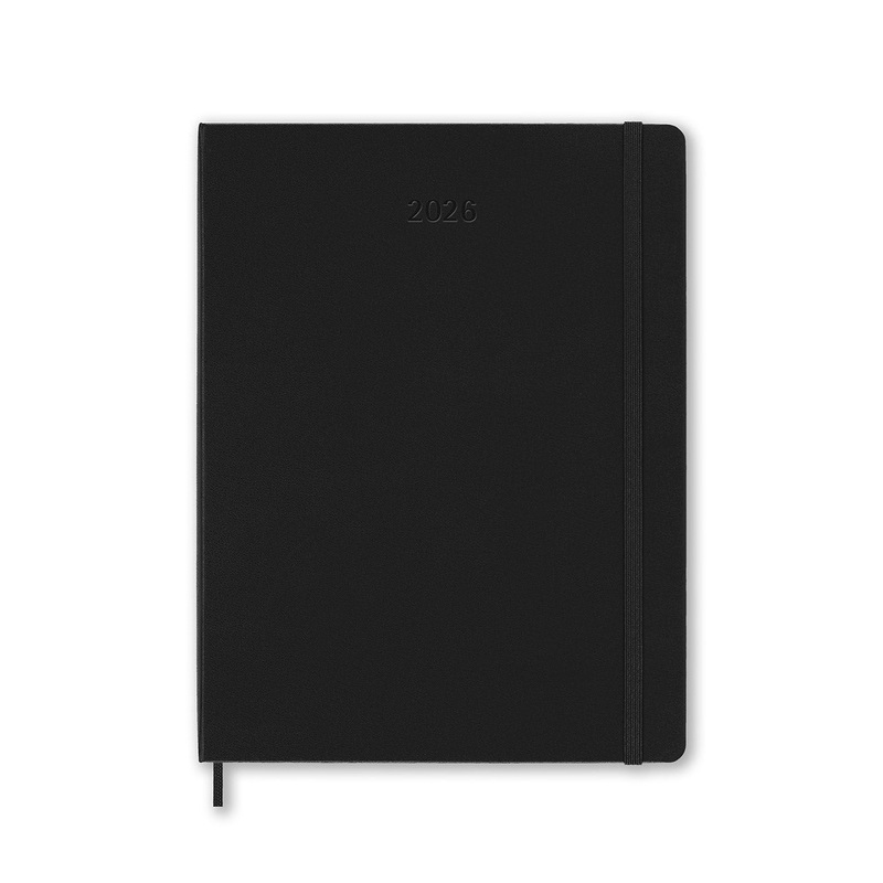 2026 Weekly Notebook Diary Hard Cover Extra Large