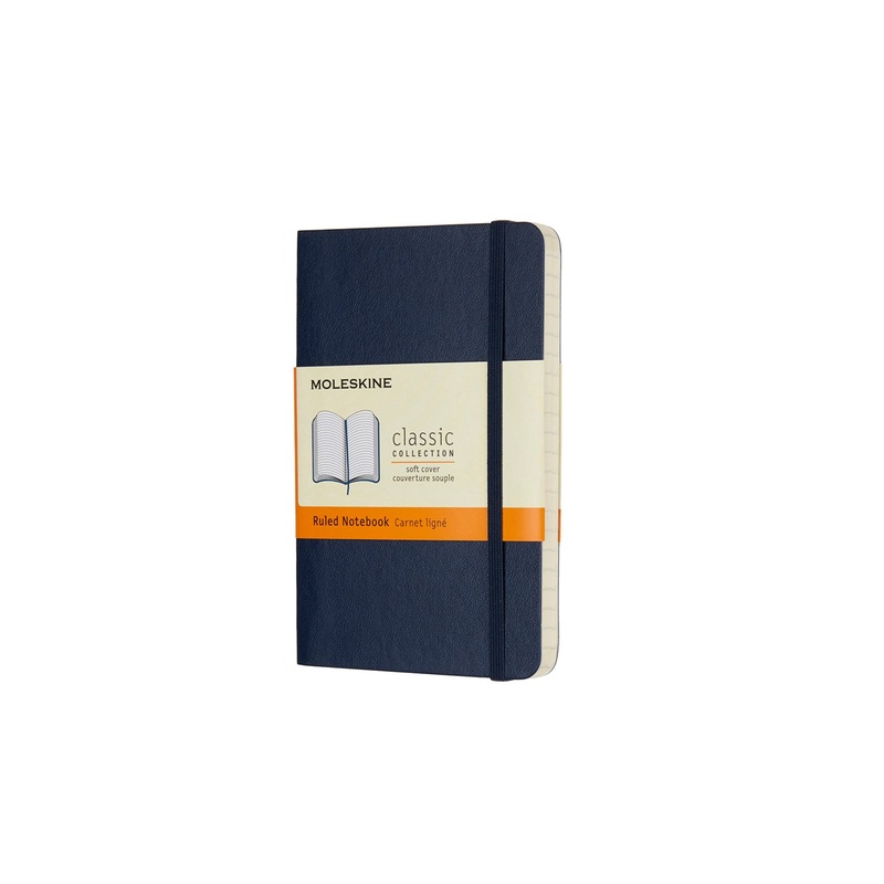 Classic Pocket Soft Cover Notebook Sapphire Blue Ruled