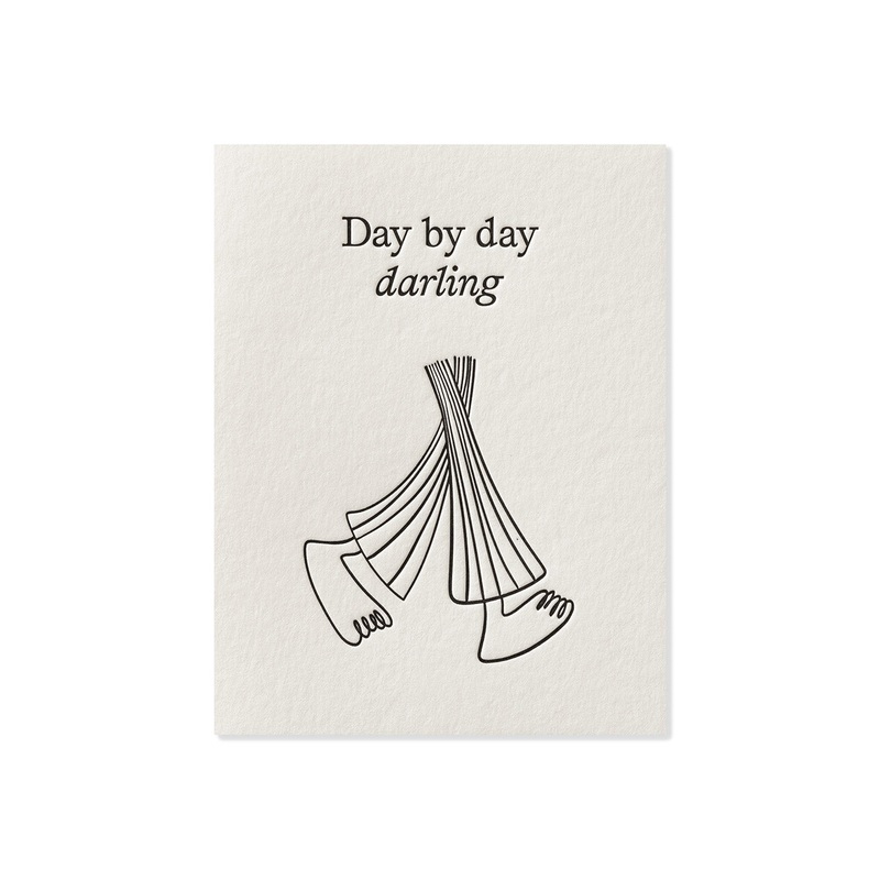 Day by Day Darling Greeting Card