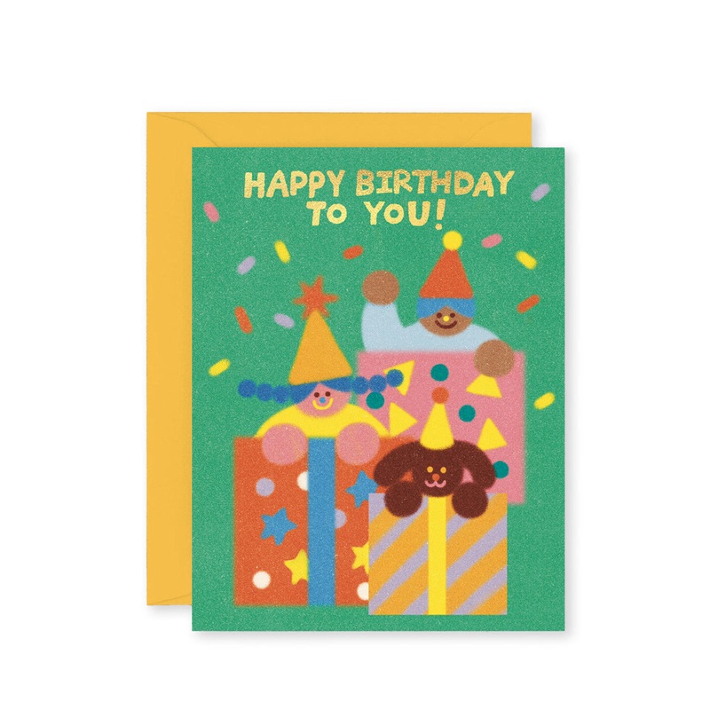 Happy Birthday to You Presents Greeting Card