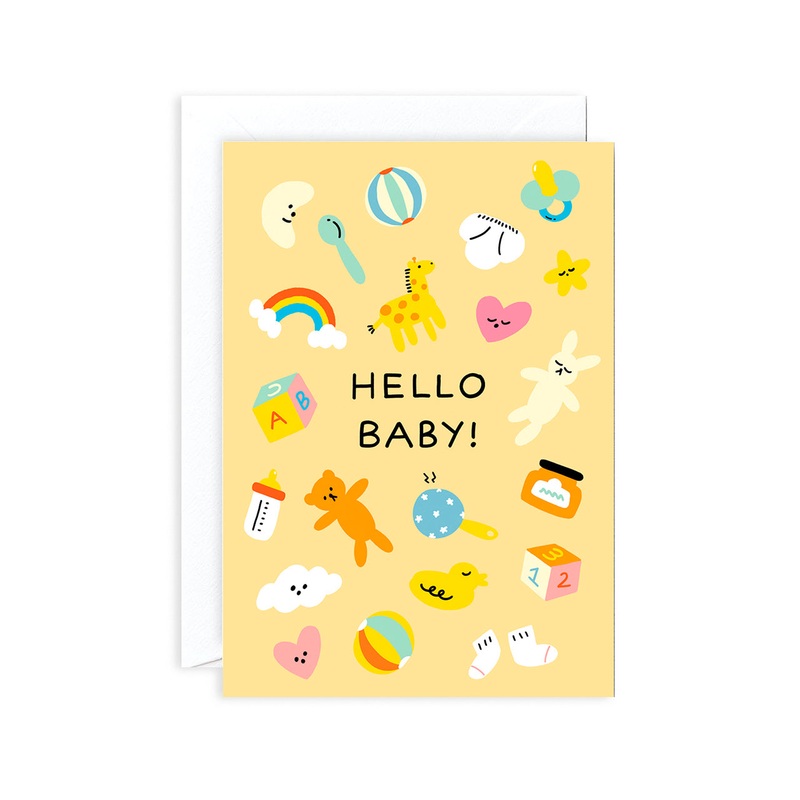 Hello Baby Greeting Card
