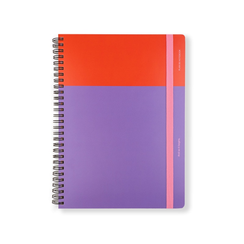 Spiral Bright Notebook B5 Plain
