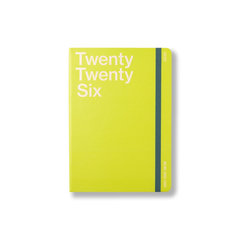 2026 Daily Green Glow Freestyler Diary Dot Grid A5