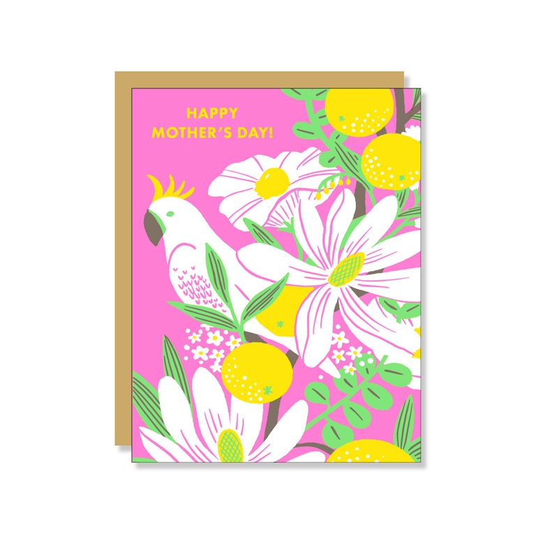Cockatoo Mother’s Day Greeting Card
