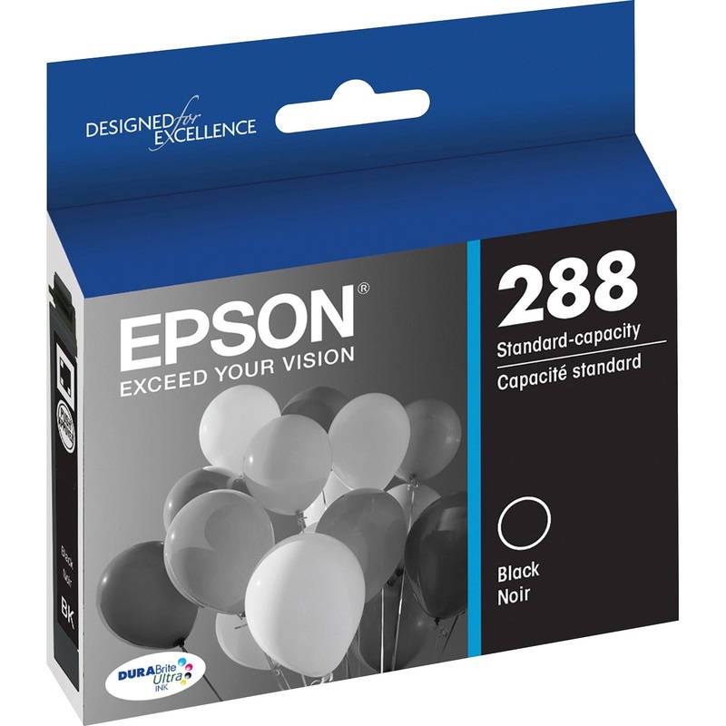 Epson DURABrite Ultra 288 Original Standard Yield Inkjet Ink Cartridge – Black – 1 Each – Inkjet – Standard Yield – 1 Each