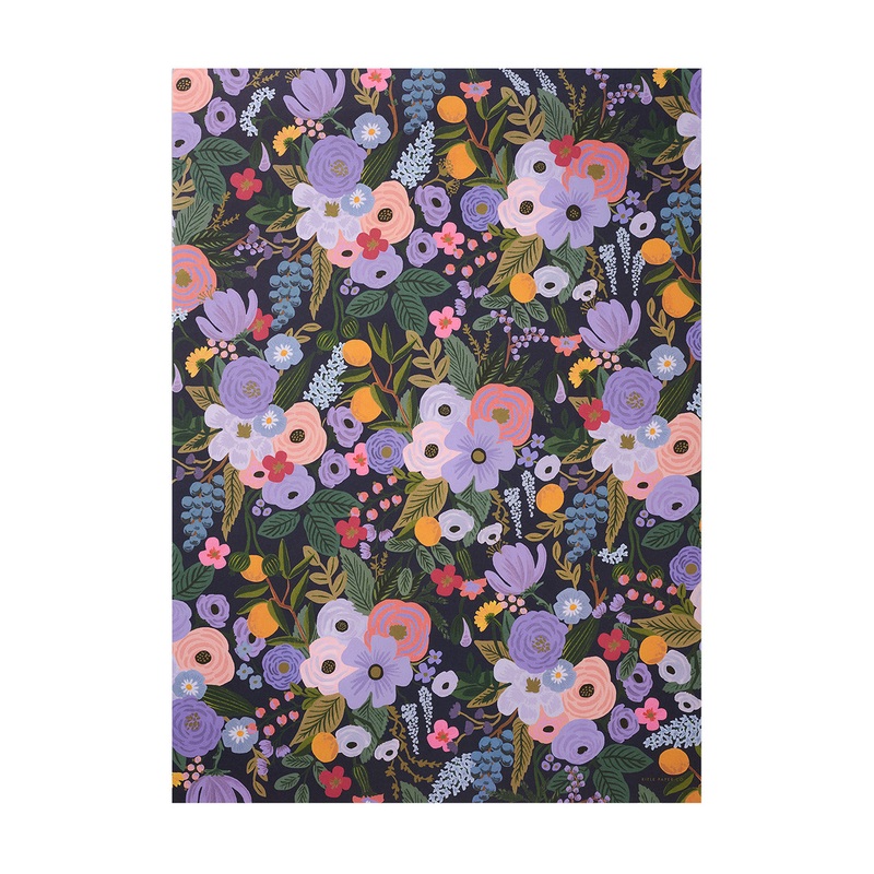 Garden Party Violet Wrapping Sheet