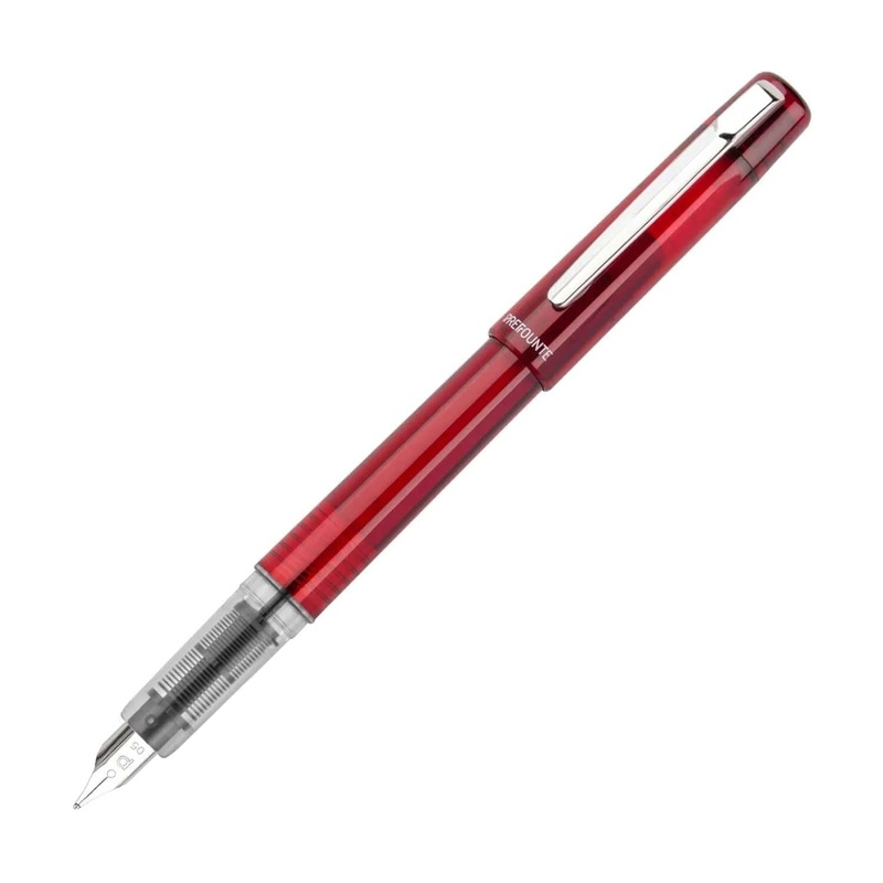 Platinum Prefounte Fountain Pen – Crimson Red Fine