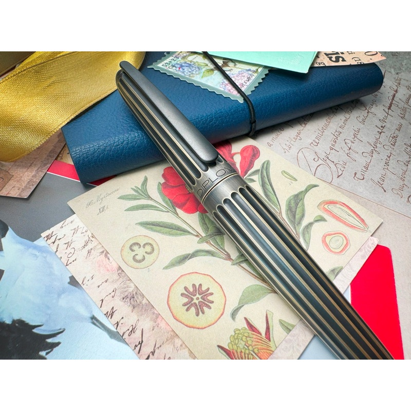 Diplomat Aero Rollerball Pen, Oxyd Brass