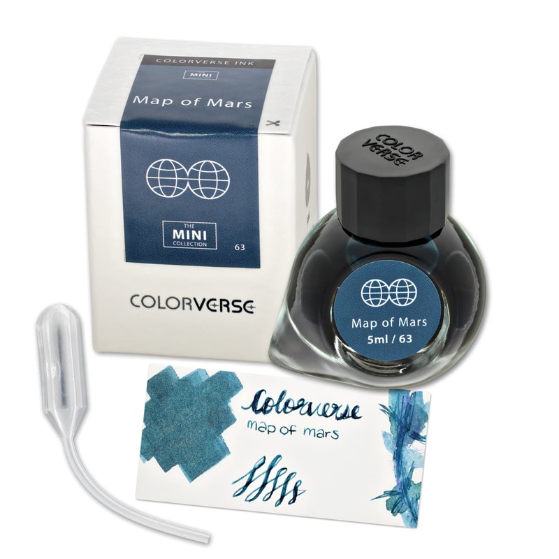 Colorverse The Red Planet Mini Bottled Ink in Map of Mars – 5mL