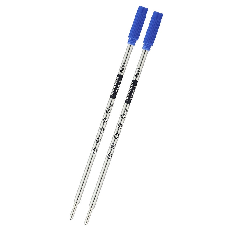 Cross Ballpoint Pen Refill – Blue – Medium – Dual Pack 8511-2