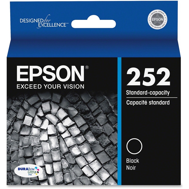 Epson DURABrite Ultra T252120 Original Standard Yield Inkjet Ink Cartridge – Black – 1 Each – 350 Pages