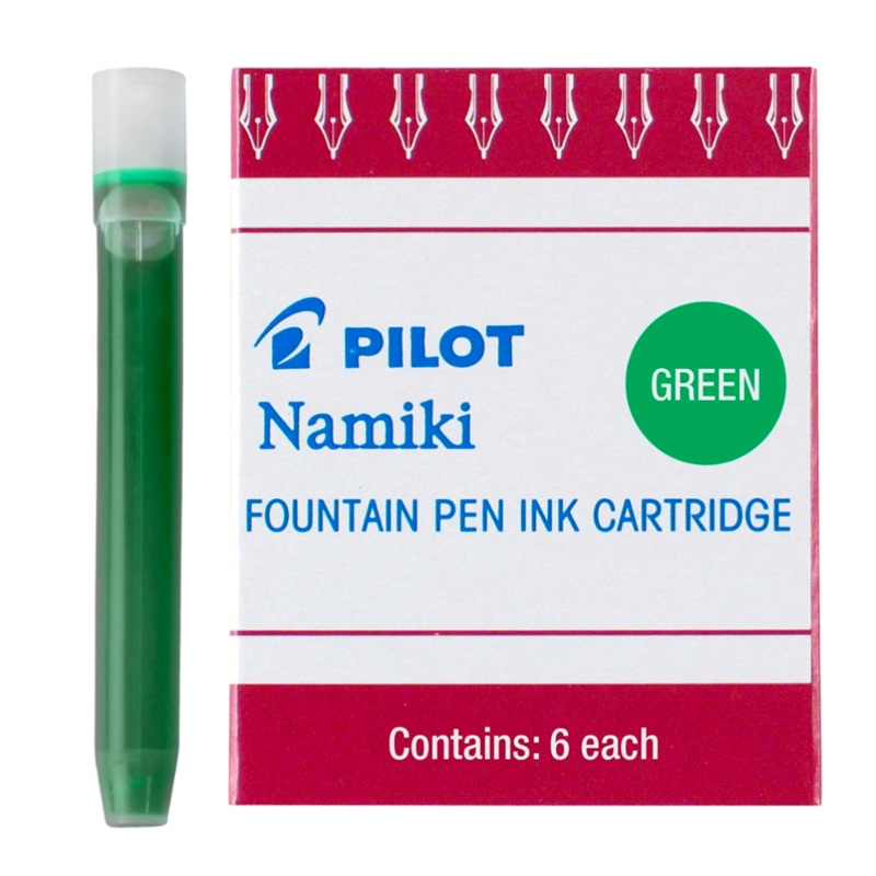 Pilot Namiki Fountain Pen Ink Cartridges – Green