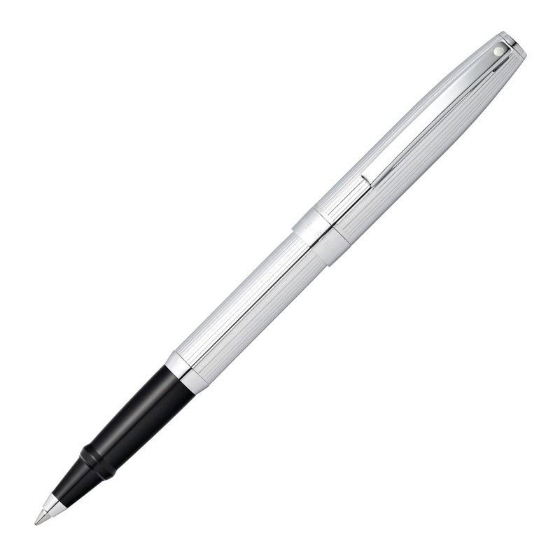 Sheaffer Sagaris Rollerball Pen, Fluted Chrome