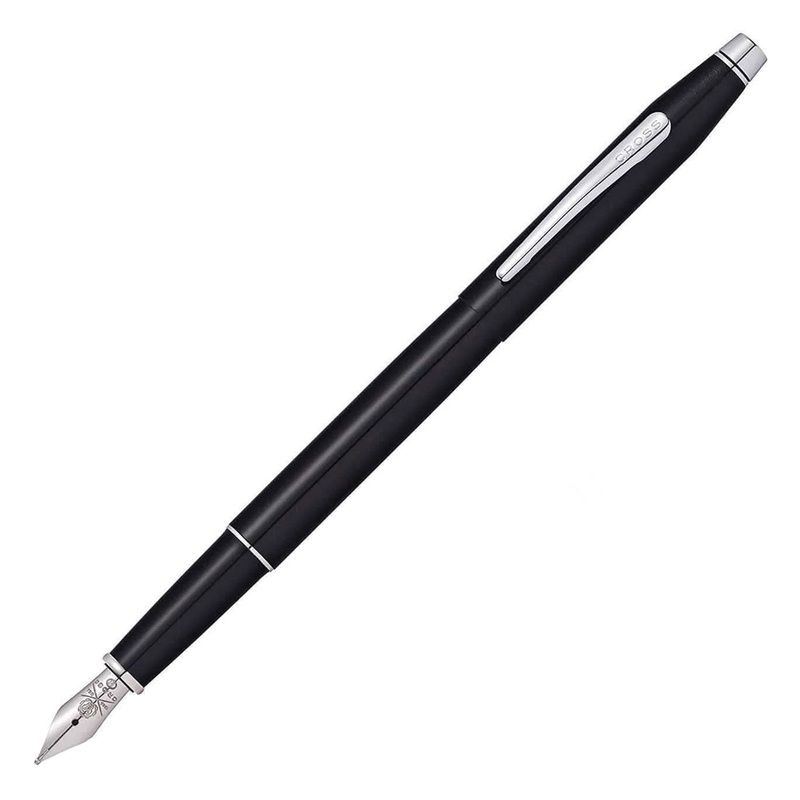 Cross Classic Century Fountain Pen, Black – Steel Nib Medium