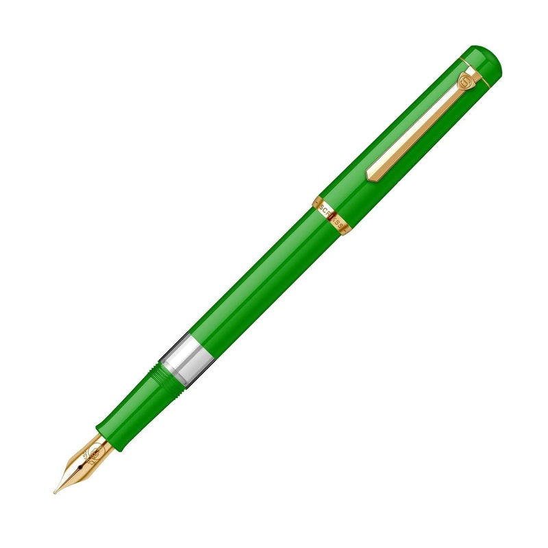 Scrikss 419 Fountain Pen – Green GT Medium