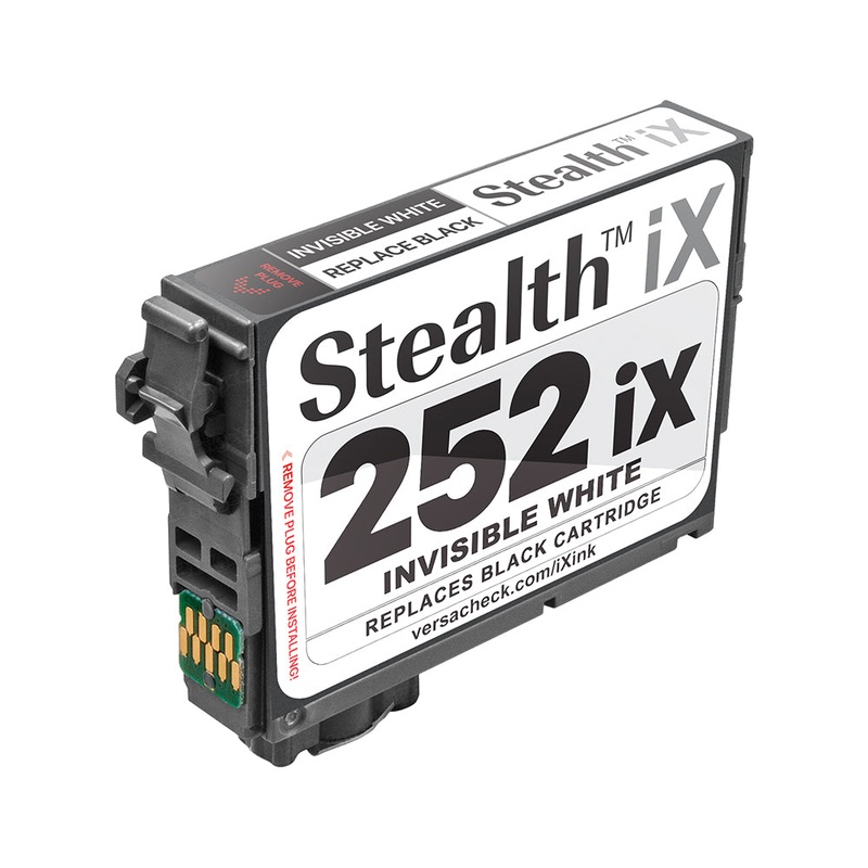 Stealth Inkjet Epson 252 iX Invisible White Ink Cartridge – Replaces Black