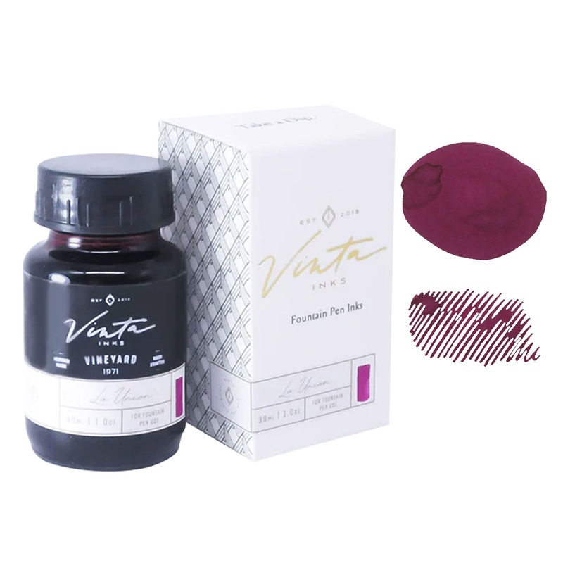 Vinta Original Collection Vineyard Ink Bottle, Red Purple – 30ml