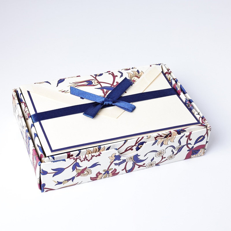 Arabesque Flat Notecards 3.33″ x 5.12″ (10ct.) | Rossi 1931 Italian Stationery