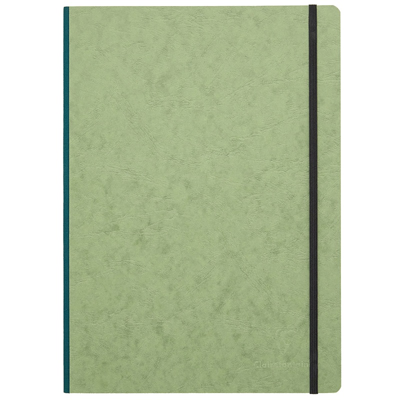 Clairefontaine Basic Clothbound A4 Notebook – Green, Lined