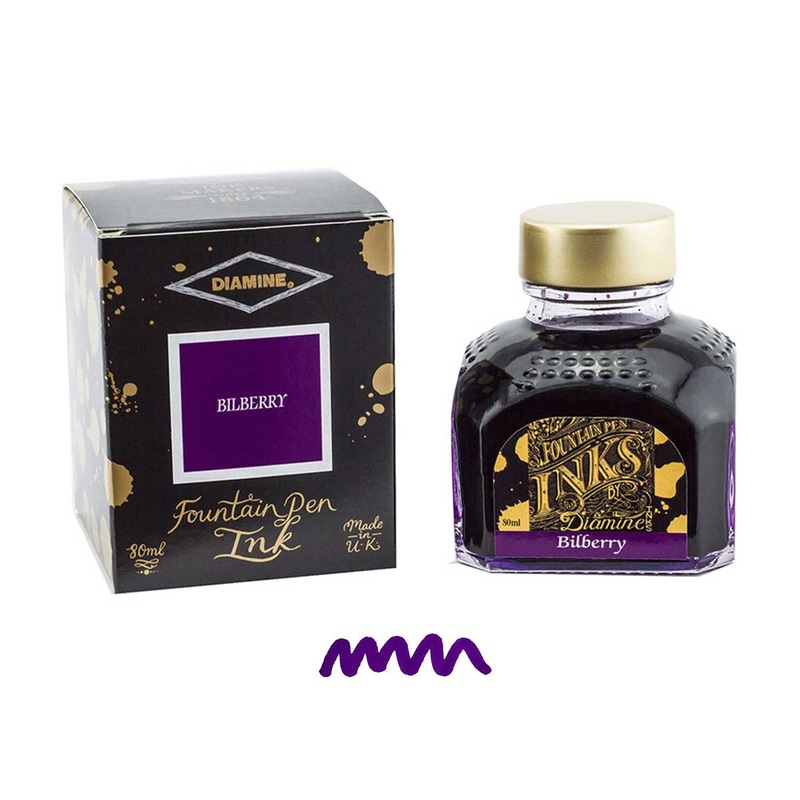 Diamine Bilberry Ink Bottle – 80ml