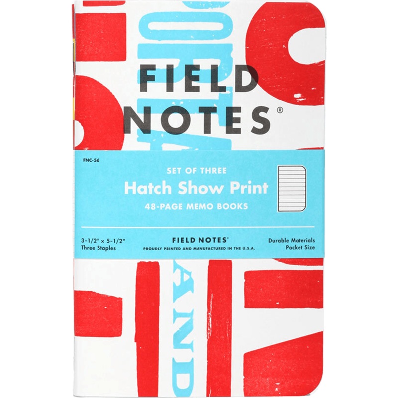 Field Notes Fall 2022 Edition Notebook – The Hatch Show Print (Limited Edition)