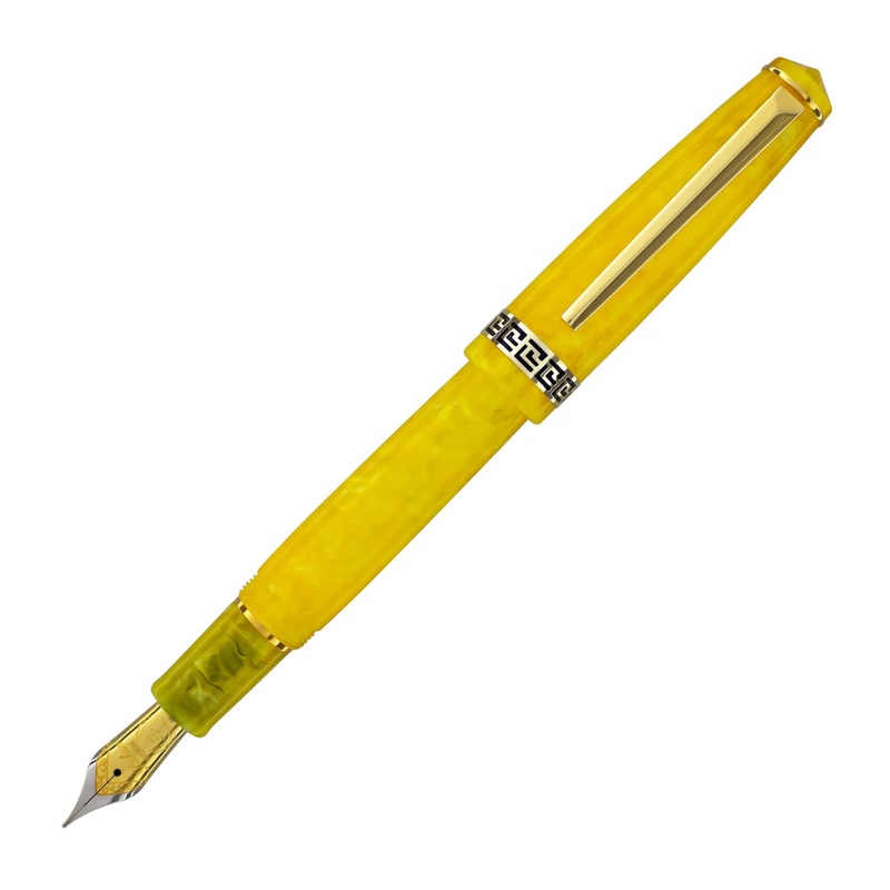 Laban Rosa Fountain Pen in Sunny Yellow Medium