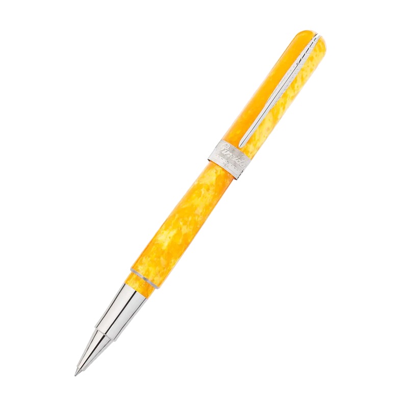 Pineider Avatar Saffron Yellow Rollerball Pen