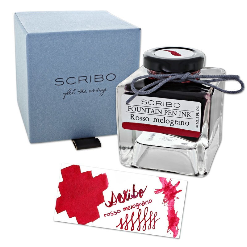 Scribo Bottled Ink in Rosso Melograno – 90mL