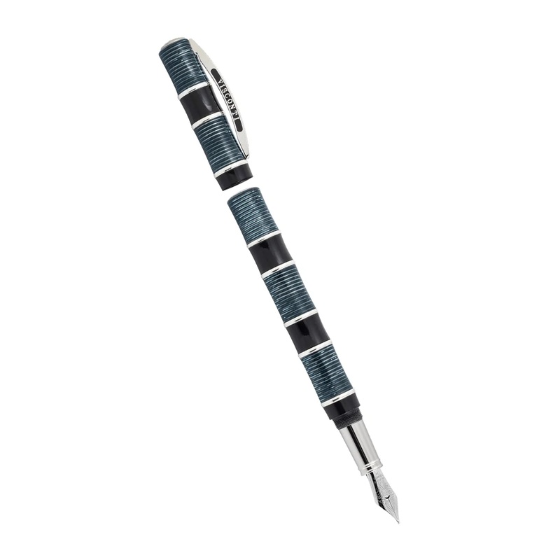 Visconti Asia Bamboo Fountain Pen – Blue Fine