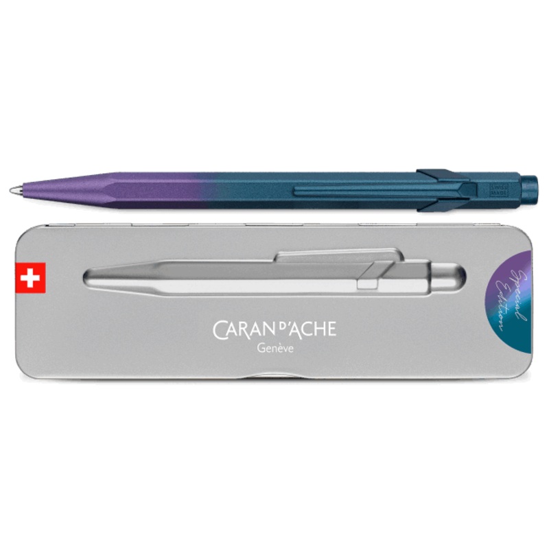 Caran d’Ache 849 Claim Your Style Edition Five Ballpoint Purple Ocean
