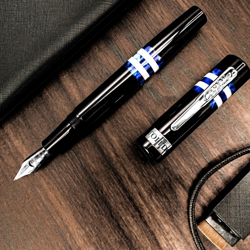 Conklin Toledo Fountain Pen, Blue Extra Fine