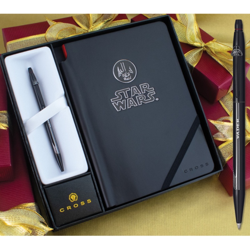 Cross Click Star Wars Darth Vader Rollerball Pen with Journal Gift Set