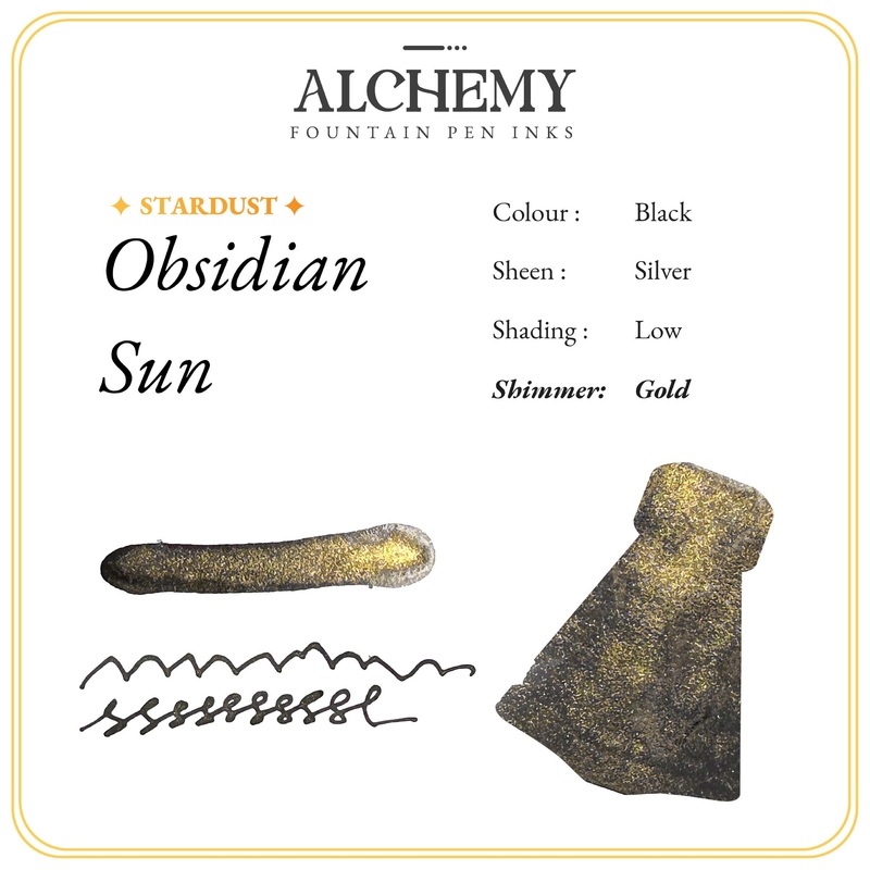 Endless Alchemy Obsidian Sun – 45ml Bottled Ink