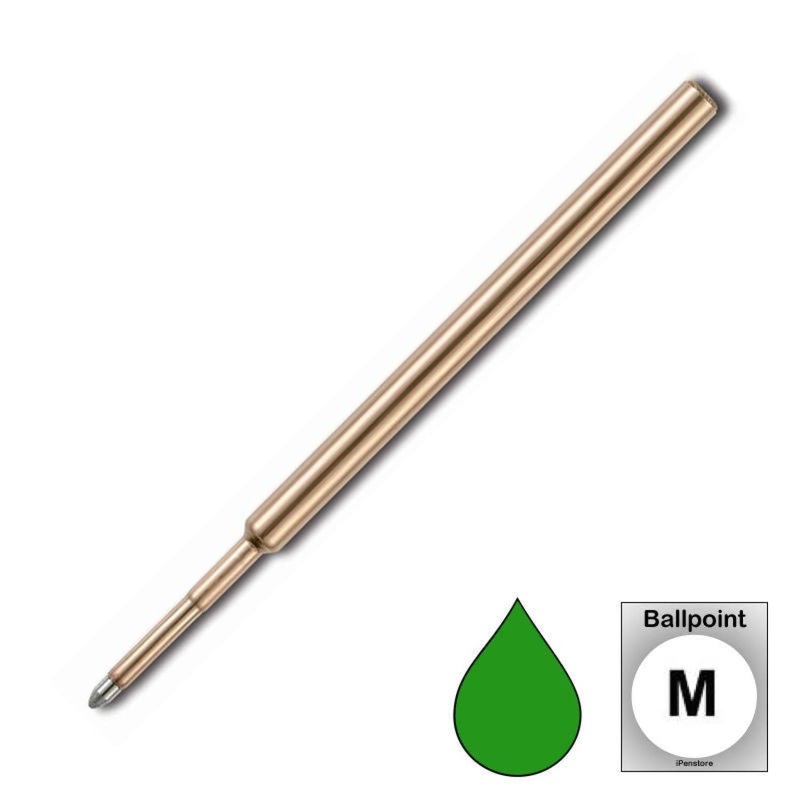 Fisher Space Ballpoint Pen Refill in Green Medium