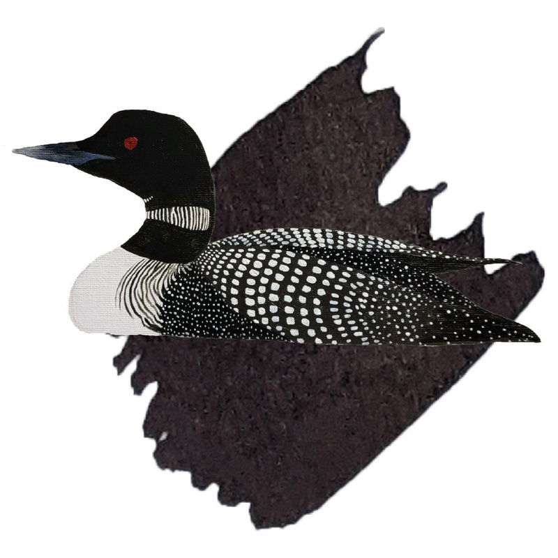 Anderillium Avian Ink – Common Loon Black – 1.5 oz