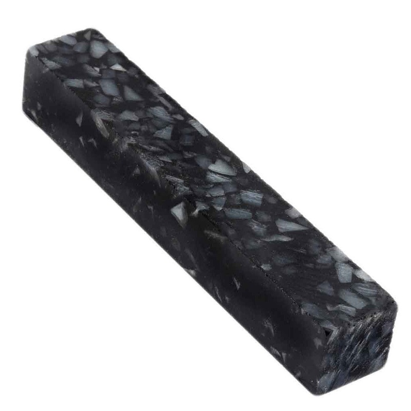 Black Granite Acrylic Pen Blank