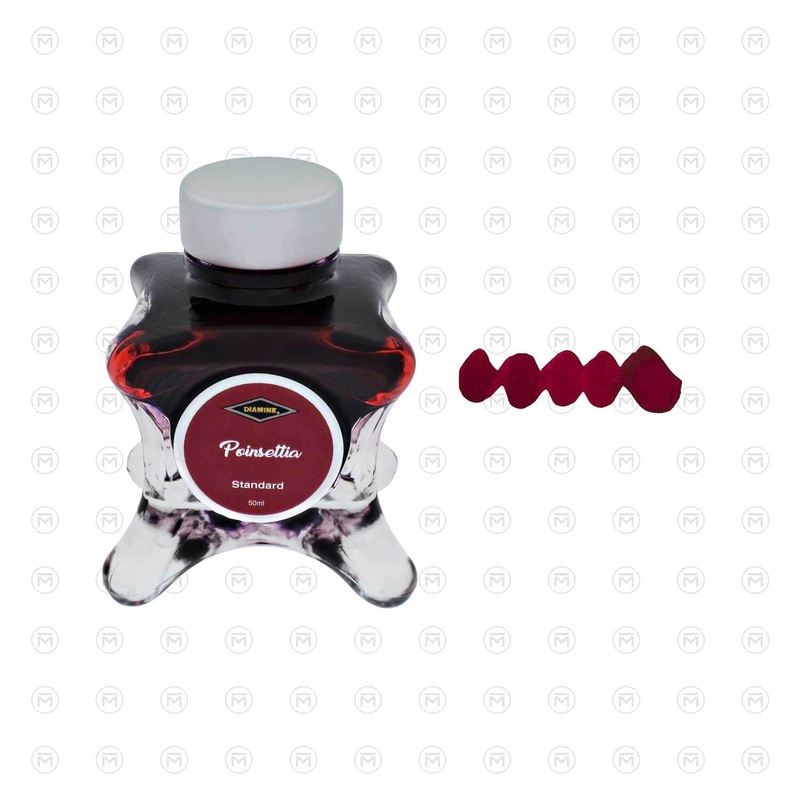 Diamine Inkvent Standard Ink Bottle, Poinsettia – 50ml