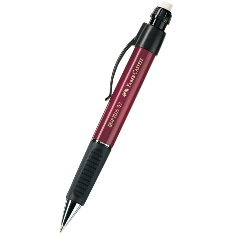 Faber-Castell Grip Plus Mechanical Pencil – Metallic Red – 0.7mm