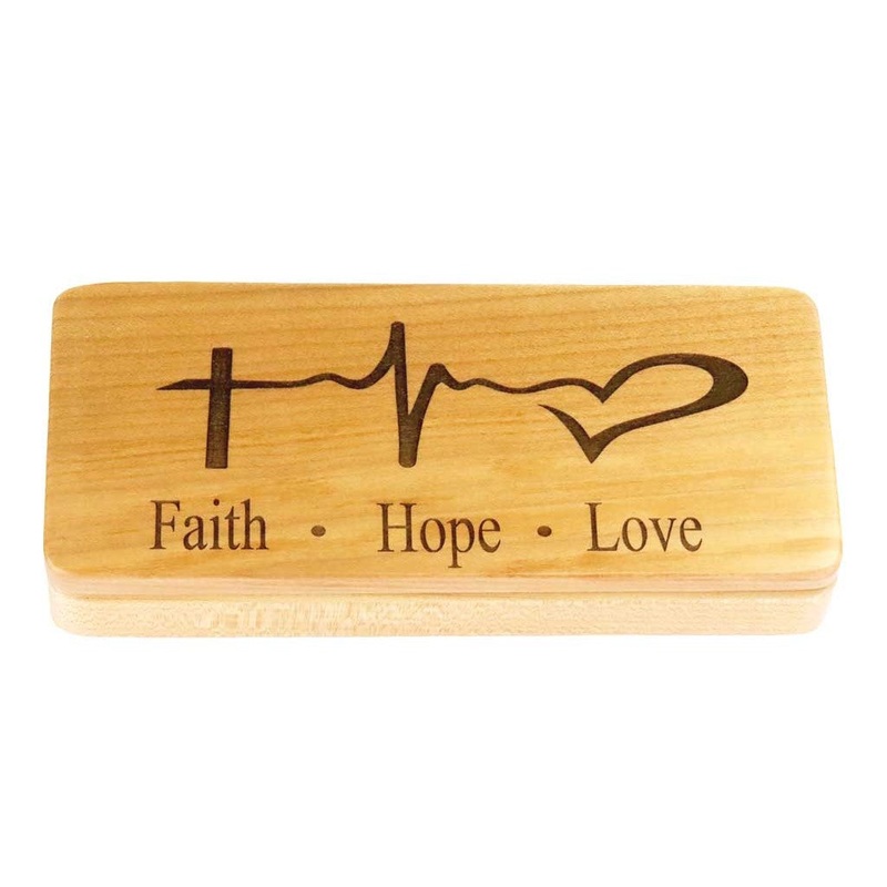Faith Hope & Love Pen Box
