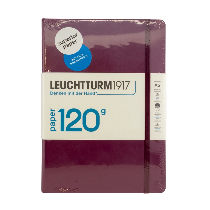 Leuchtturm A5 Medium Dotted Notebook – Port Red