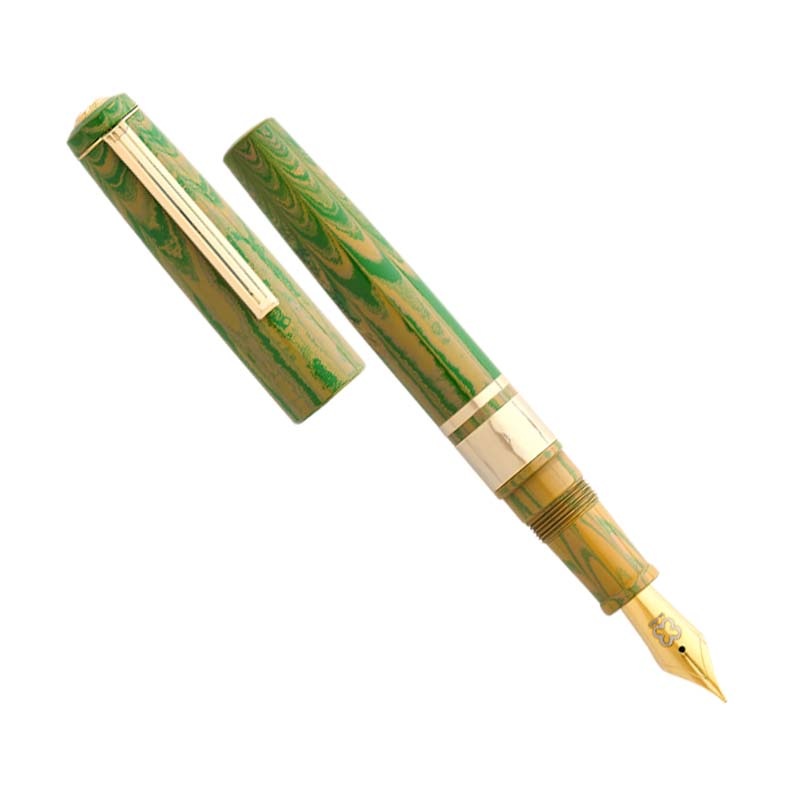 Model J – Lotus Green Ebonite / Gold – Fine