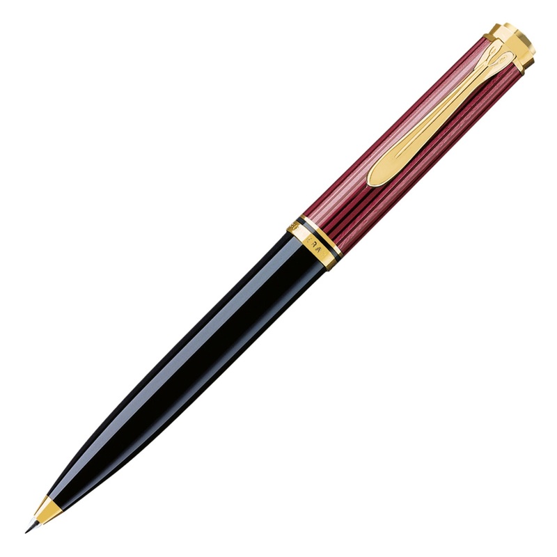 Pelikan Souveran K800 Ball Pen – Black Red GT