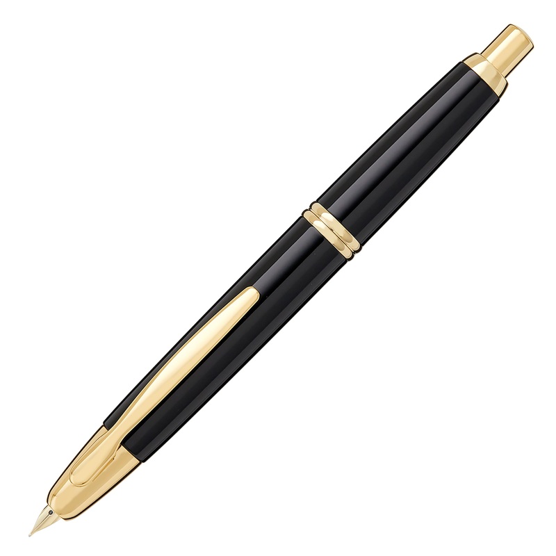 Pilot Vanishing Point Fountain Pen – Black/Gold Fine