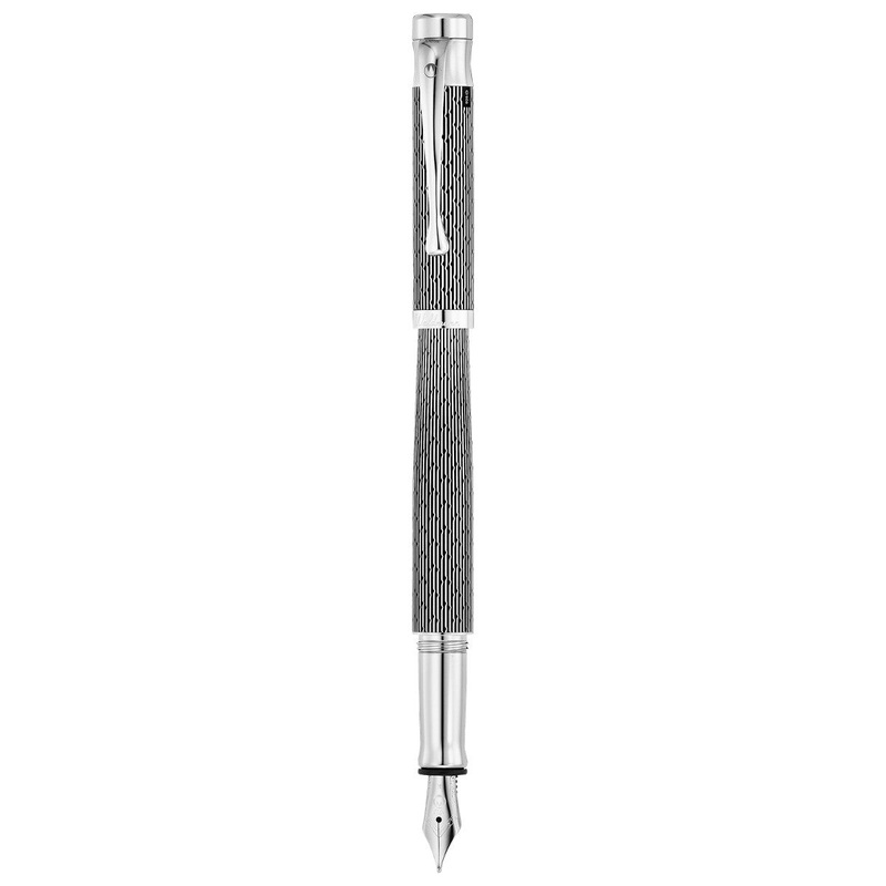 Waldmann Tango Imagination Fountain Pen – Black – Steel Steel Extra Fine