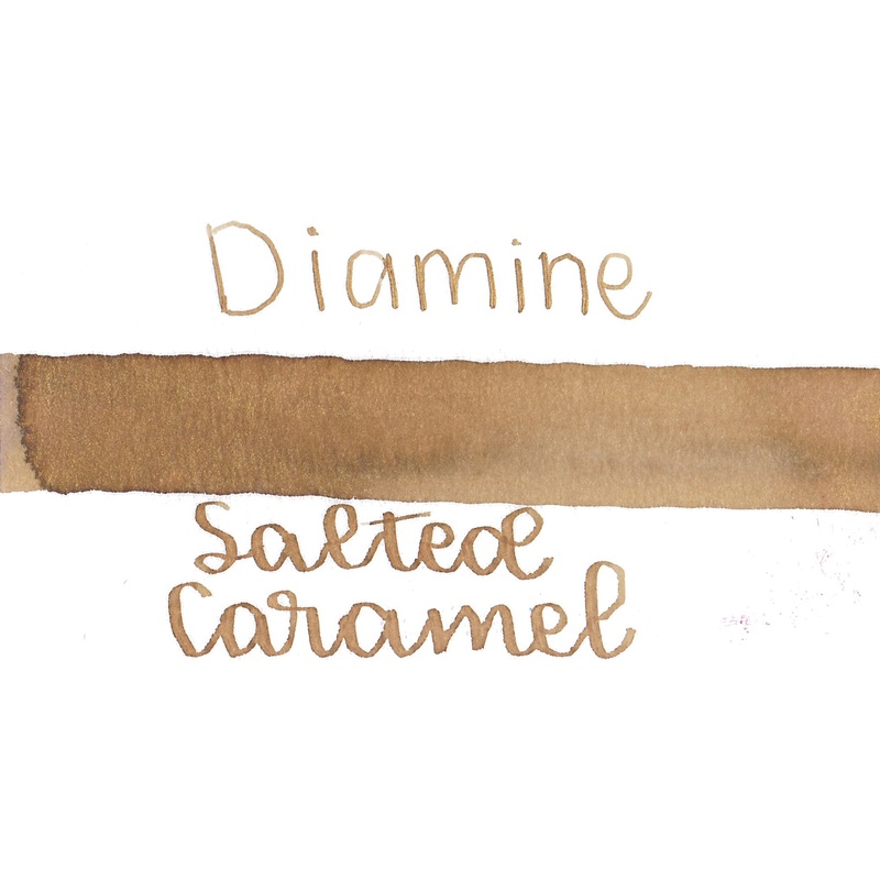 Diamine Black Edition Salted Caramel Shimmer Ink 50ml Bottle