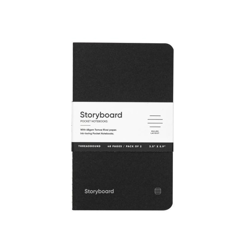 Endless Storyboard Pocket Notebooks with 48 Pages – Pack of 2 (Ruled)
